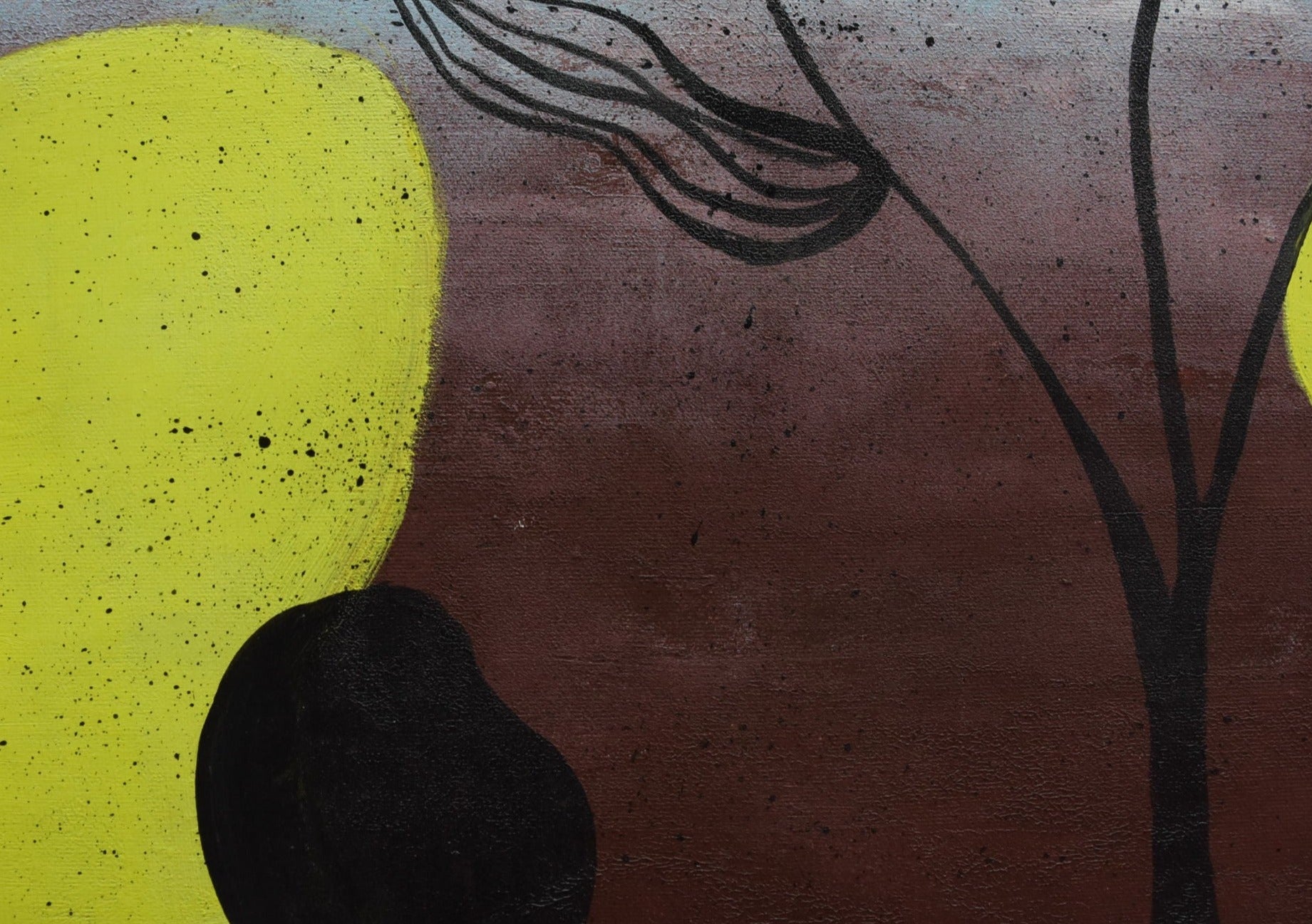 Spirit of Nature, Acrylic on Canvas, Handmade Wall Painting: 23x23 inches - Deczo