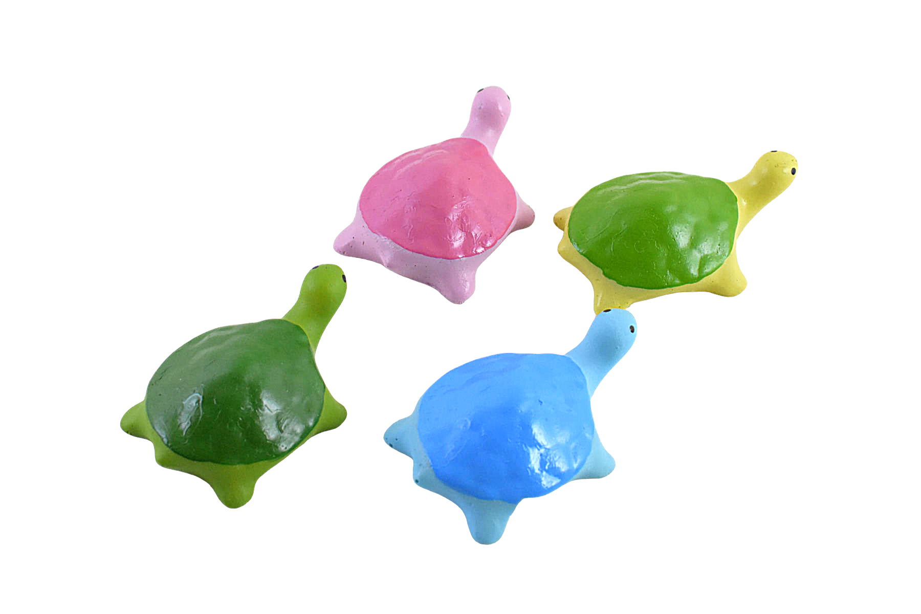 Miniature Turtle for Garden Decor, Garden Tray, Terrariums : Set of 4 - Deczo