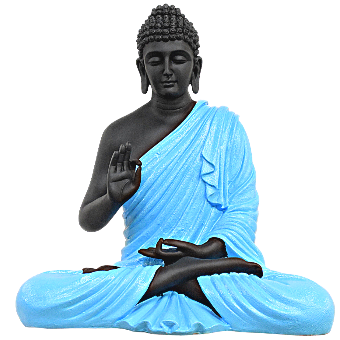 2 Feet XL Size Meditating  Buddha : Blue - Deczo