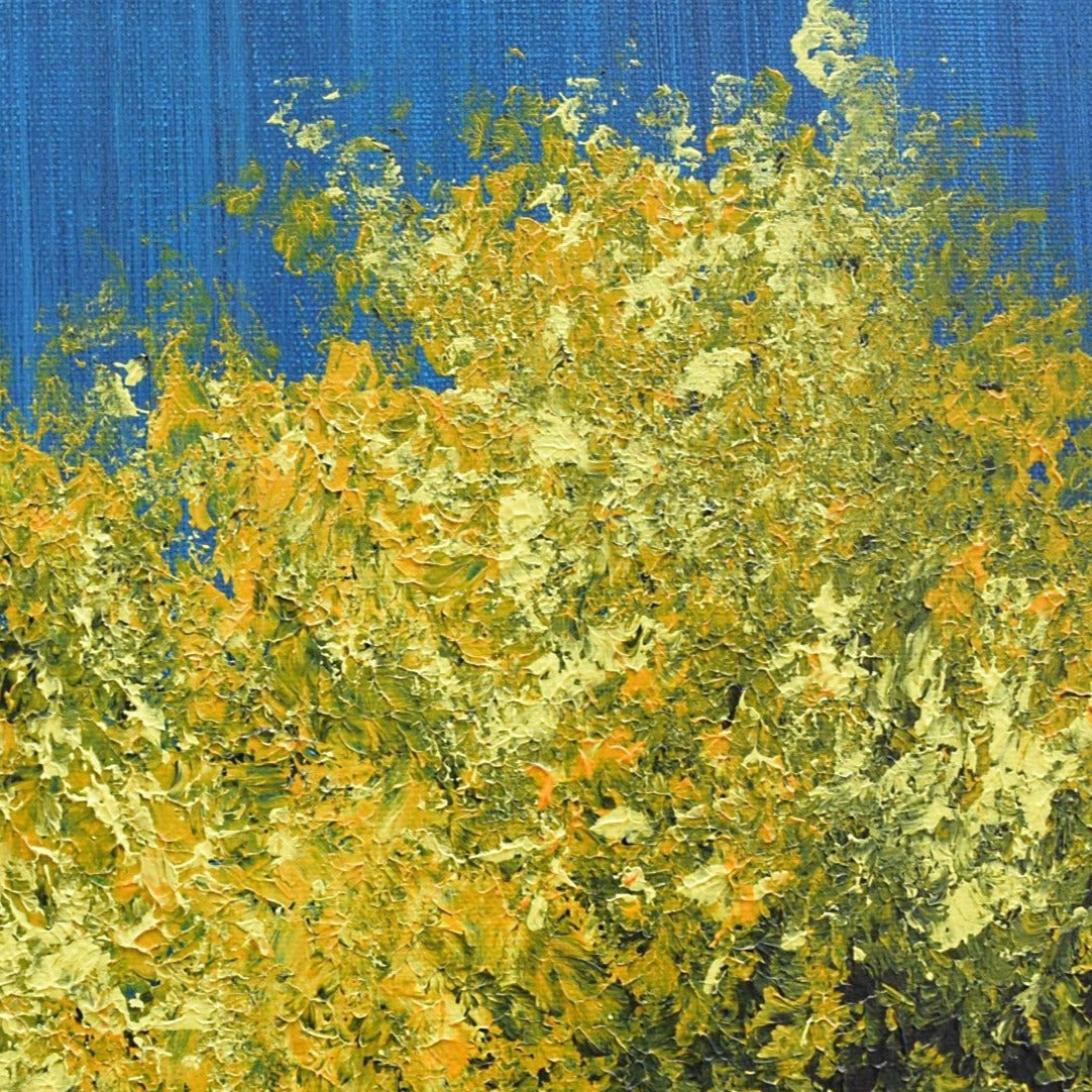 Nature  Handmade Acrylic on Canvas Wall Painting - Deczo