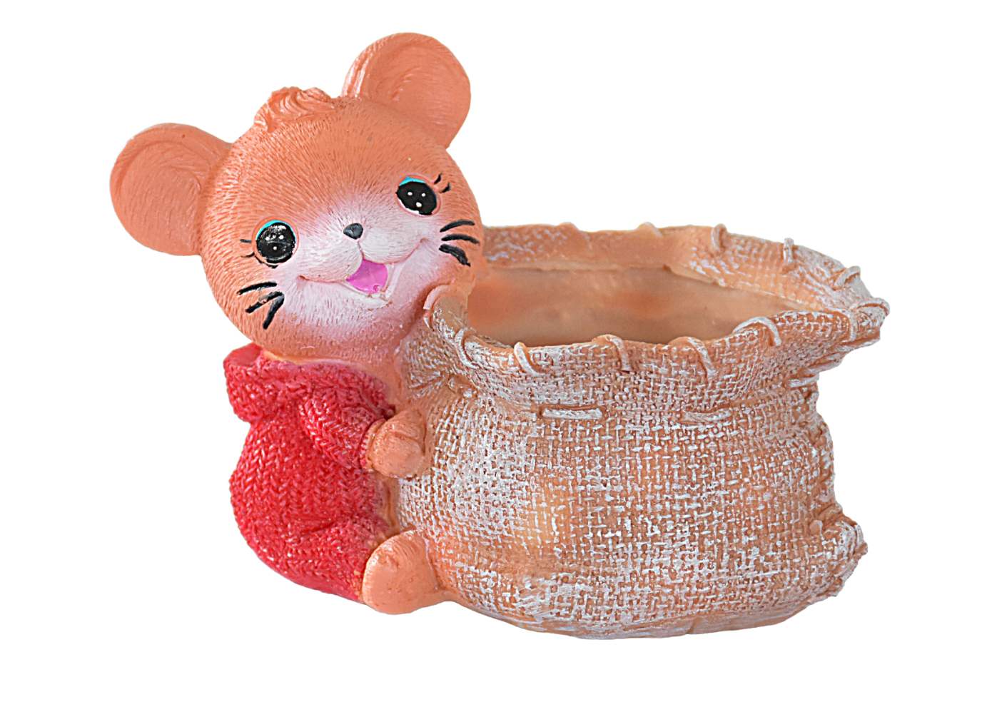 Baby Bear with Bori  Resin Succulent Pot - Deczo