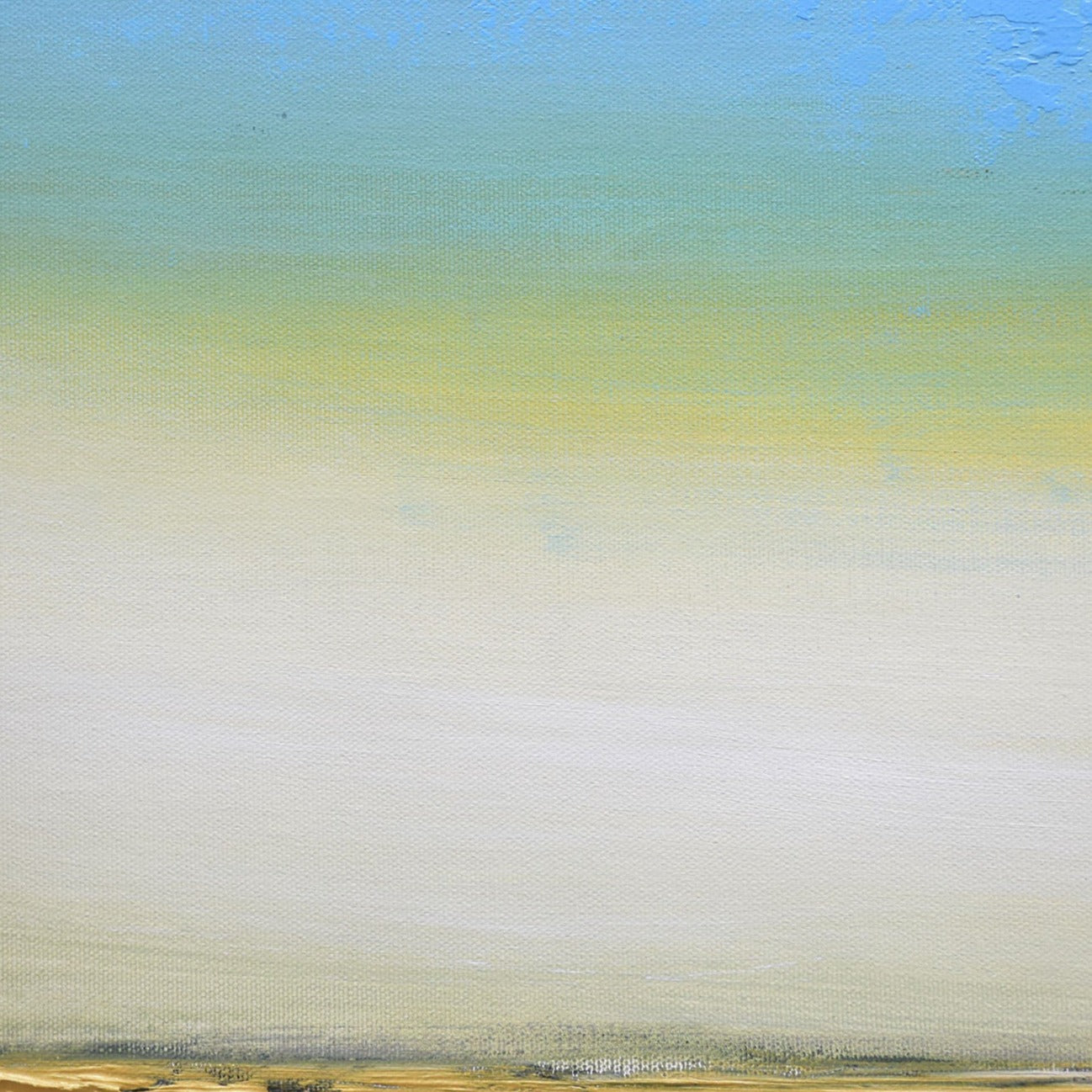 Blissful Seashore Handmade Acrylic on Canvas Abstract Wall Painting - Deczo