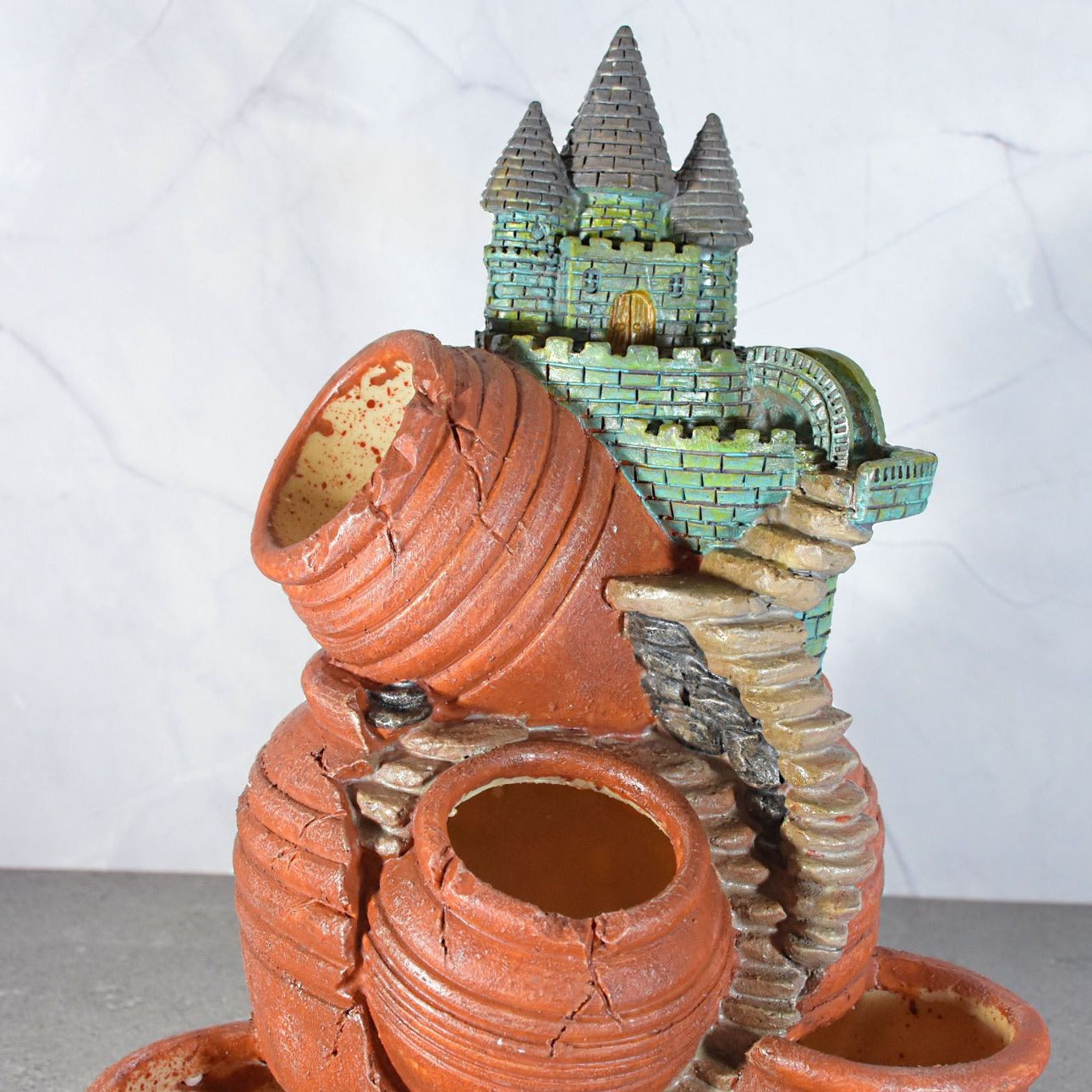 Rapunzel's Castle Resin Succulent Pot - Deczo