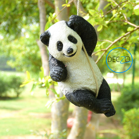 Panda Hanging on Tree Garden Decor - Deczo