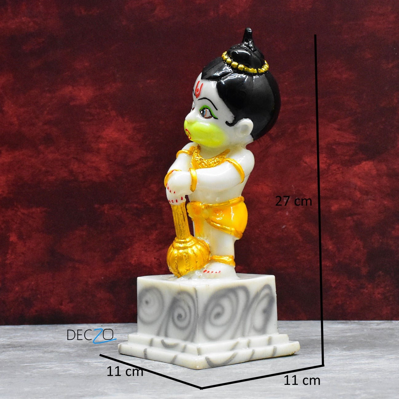 Standing Bal Hanuman Showpiece - Deczo