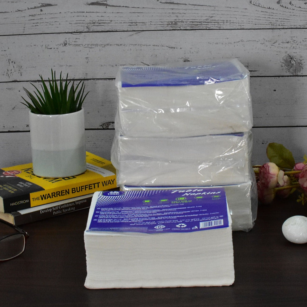 Vinda Premium Table Tissues with Great Absorbency : 400 Pieces - Deczo