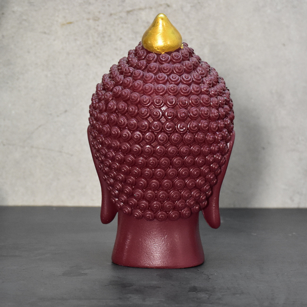 Moksha Buddha Head for Meditation ,Gift, Decor (Cherry)