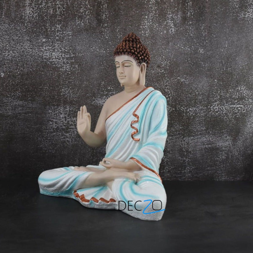 Handcrafted Divine Buddha Idol : Multicolor - Deczo