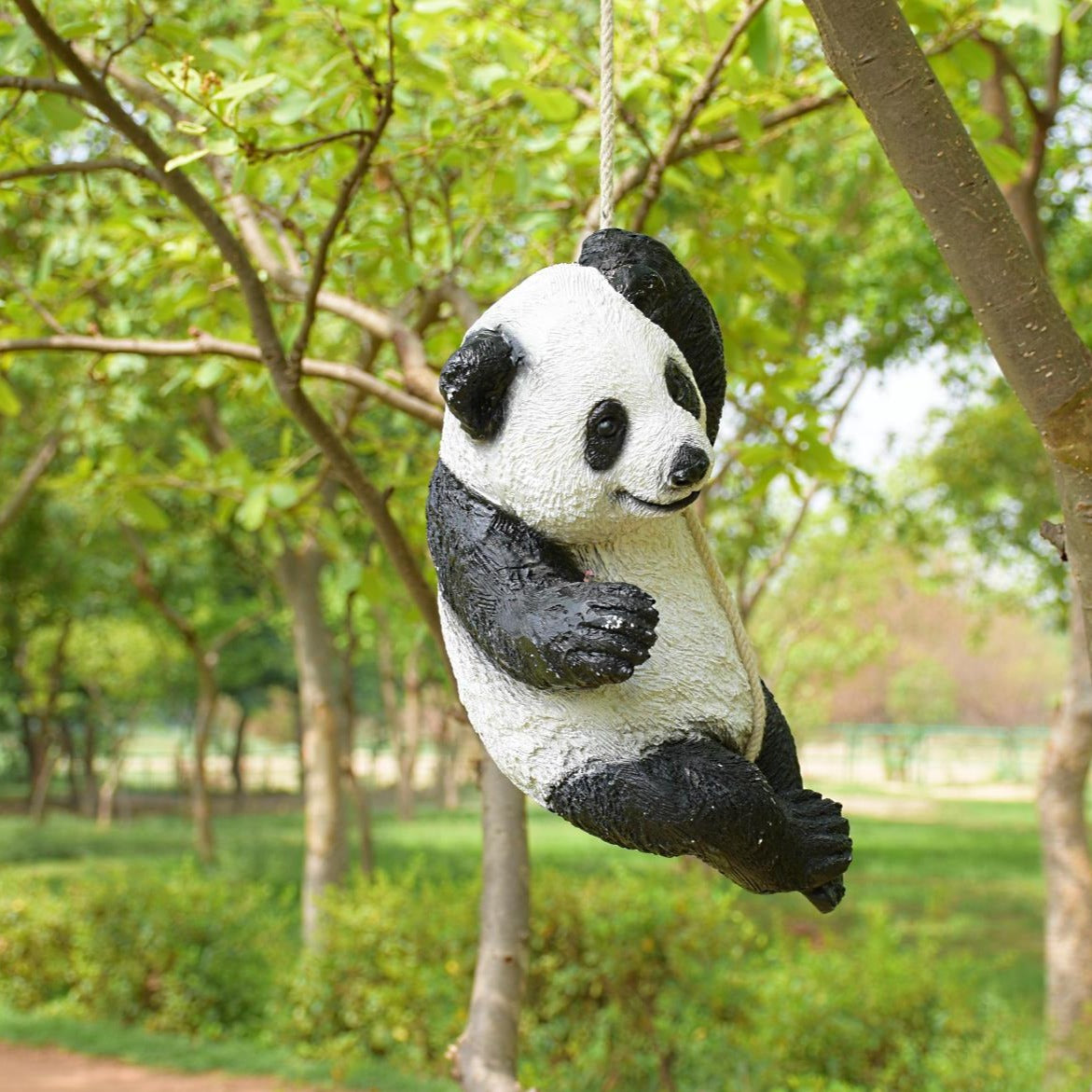 Panda Hanging on Tree Garden Decor - Deczo