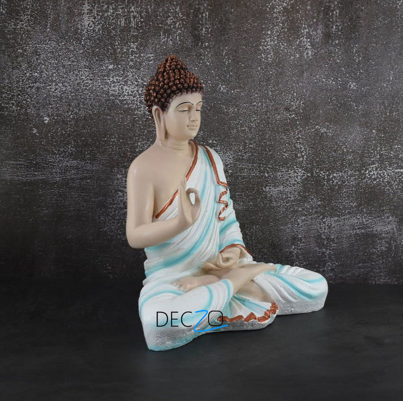 Handcrafted Divine Buddha Idol : Multicolor - Deczo