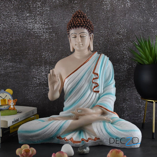 Handcrafted Divine Buddha Idol : Multicolor - Deczo