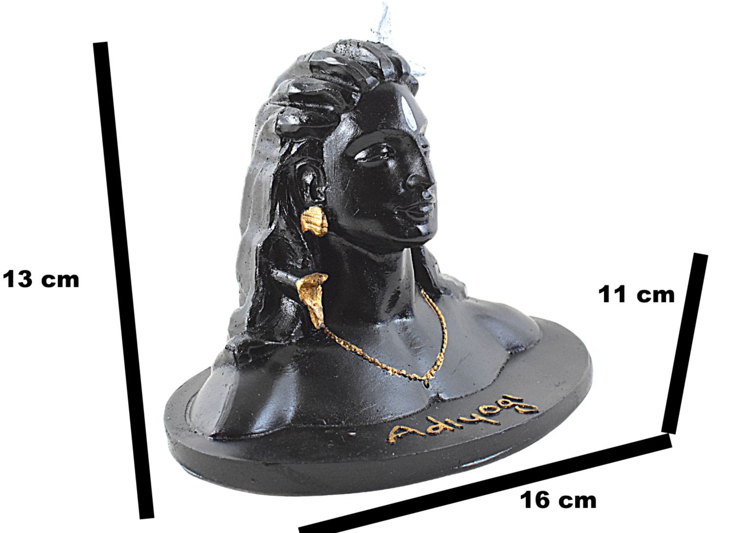 Lord Shiva in Dhyana Mudra as Adiyogi Idol for Home Decor,  Puja,Gift - Deczo
