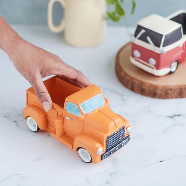 Truck Mini Succulent Pot for  Garden Cactus Pots Home Decor Balcony Decorations Planters Gift - Deczo