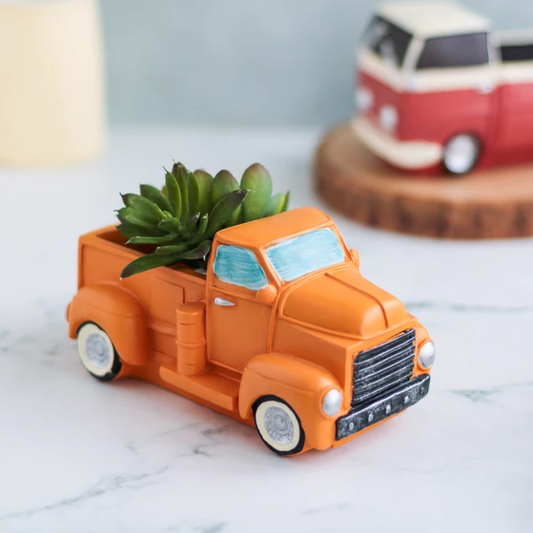 Truck Mini Succulent Pot for  Garden Cactus Pots Home Decor Balcony Decorations Planters Gift - Deczo