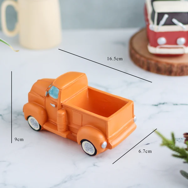 Truck Mini Succulent Pot for  Garden Cactus Pots Home Decor Balcony Decorations Planters Gift - Deczo