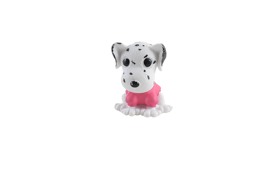 Black Dotted Cute Puppy Miniature for Garden decor - Deczo