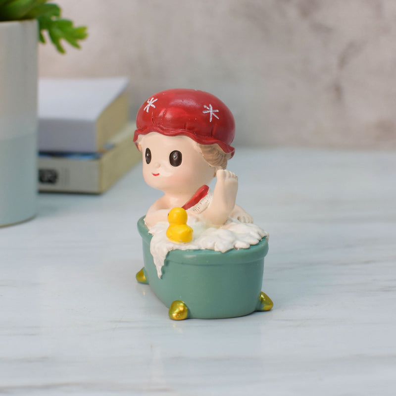 Baby in Bath Tub Miniature - Deczo