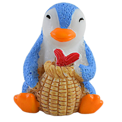 Sitting Penguin is for your ideal miniature garden - Deczo