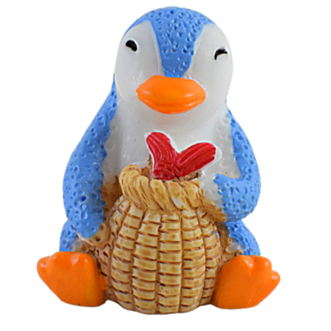Sitting Penguin is for your ideal miniature garden - Deczo