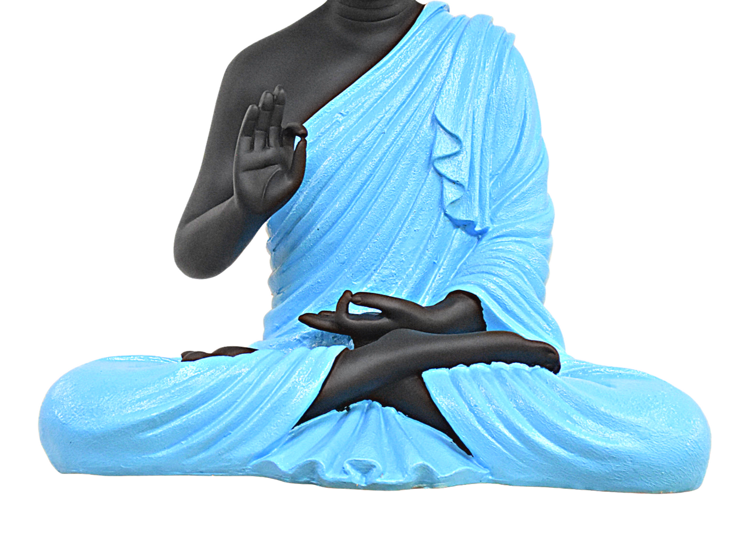 2 Feet XL Size Meditating  Buddha : Blue - Deczo