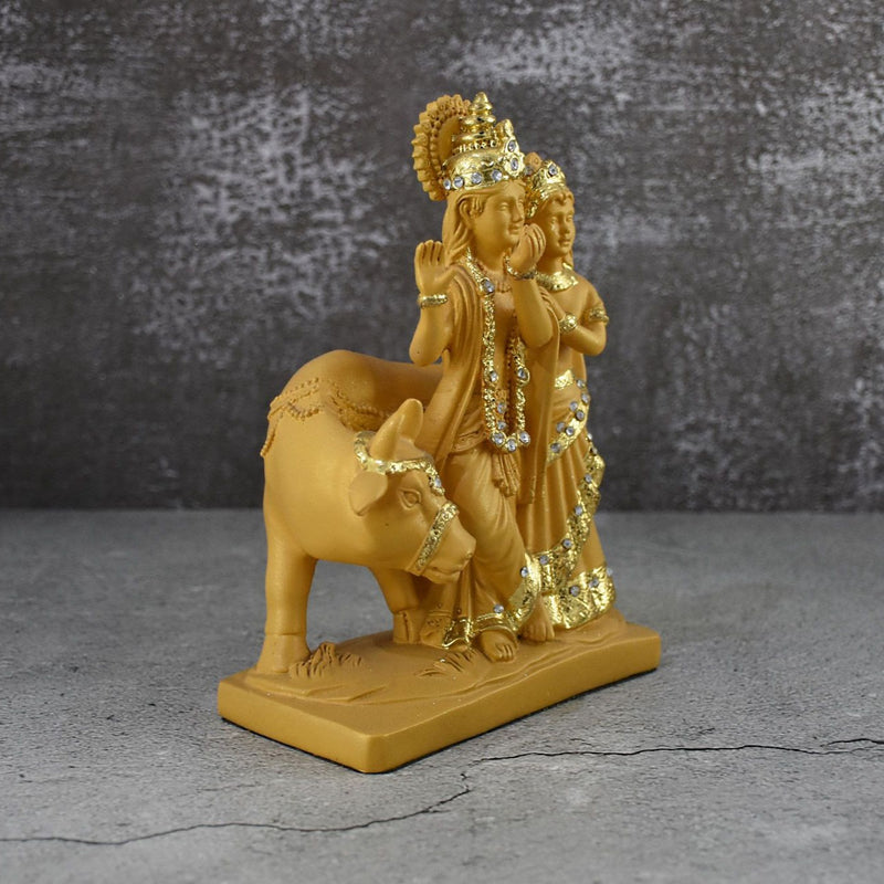 Hand Crafted Radha Krishna Statue - Deczo