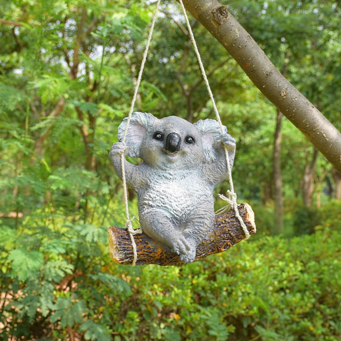 Koala Sitting on Tree Branch Hanging Decor - Deczo