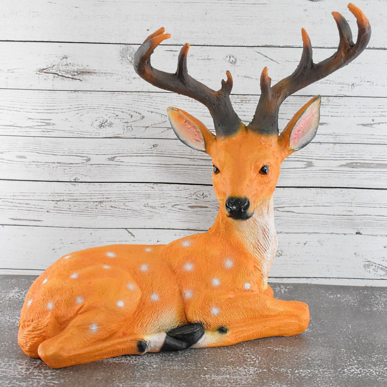 Big Size Sitting  Deer Statue for Garden Decor - Deczo