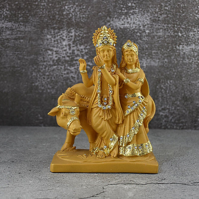 Hand Crafted Radha Krishna Statue - Deczo