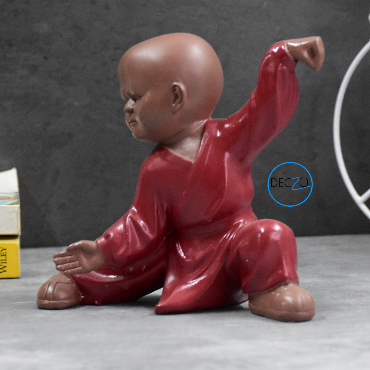 Kung Fu Monk for Gift, Decor (15x14x9 CM)