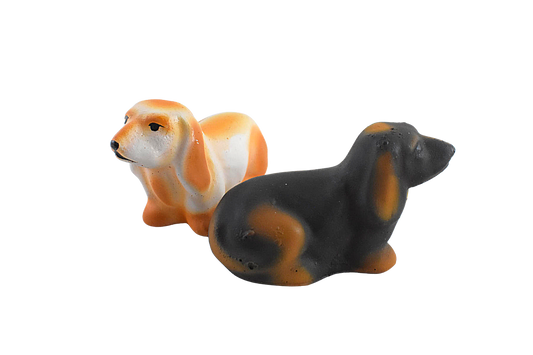 Miniature Puppy for Garden Decor, Garden Tray, Terrariums : 2 Pieces - Deczo