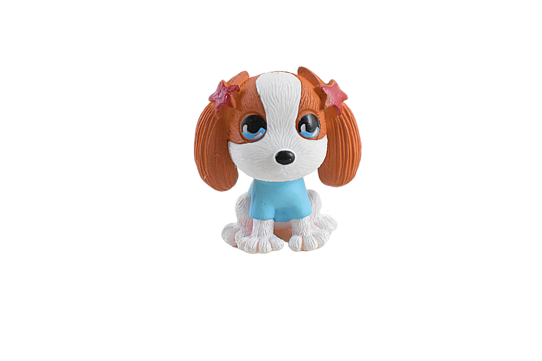 Cute Puppy with Brown Hair Miniature for Garden decor - Deczo