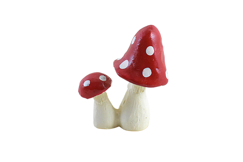 Miniature Mushroom for Fairy Garden Tray, Garden Decor - Deczo