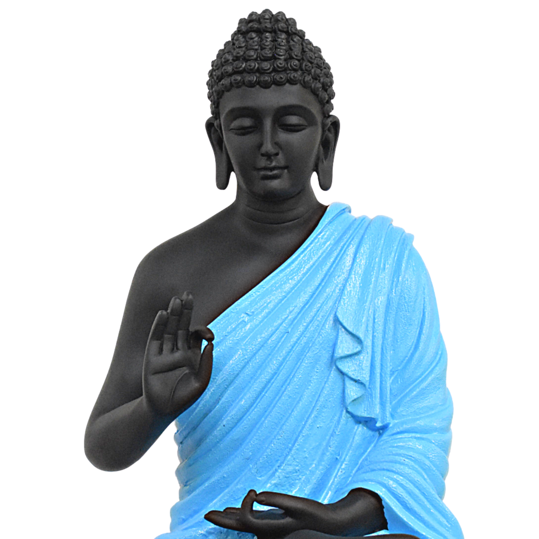 2 Feet XL Size Meditating  Buddha : Blue - Deczo