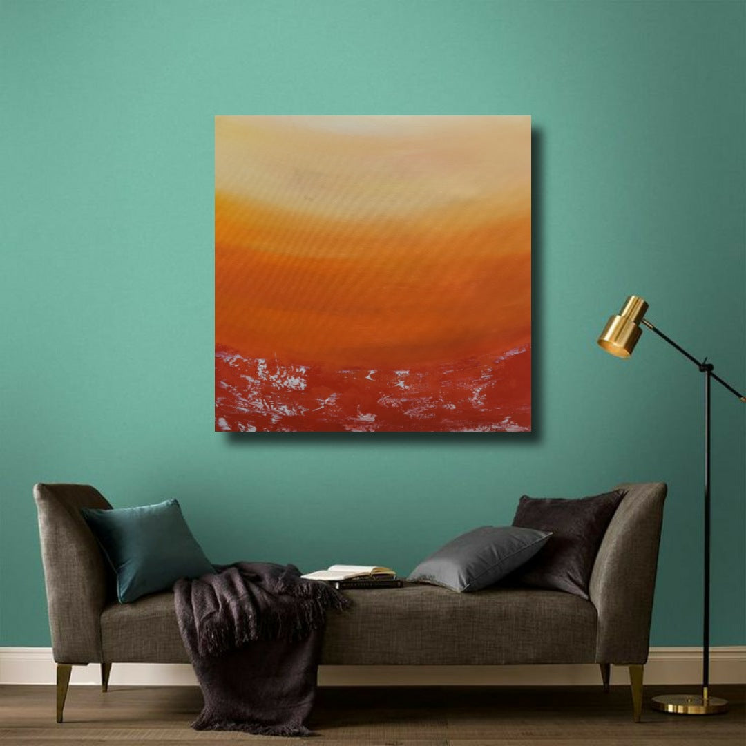 Profoundness 2, Acrylic on Canvas, Handmade Wall Painting :23x23 inches - Deczo