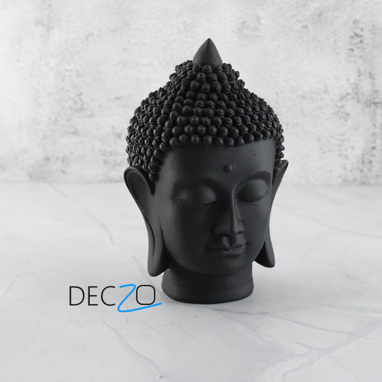 Black Color Buddha Head - Deczo