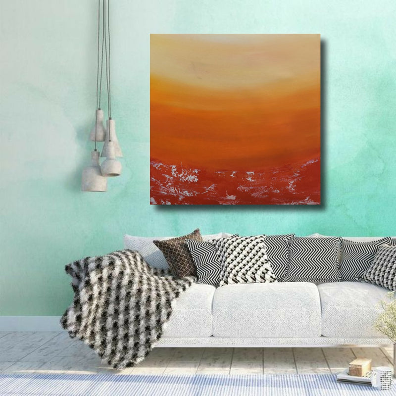 Profoundness 2, Acrylic on Canvas, Handmade Wall Painting :23x23 inches - Deczo