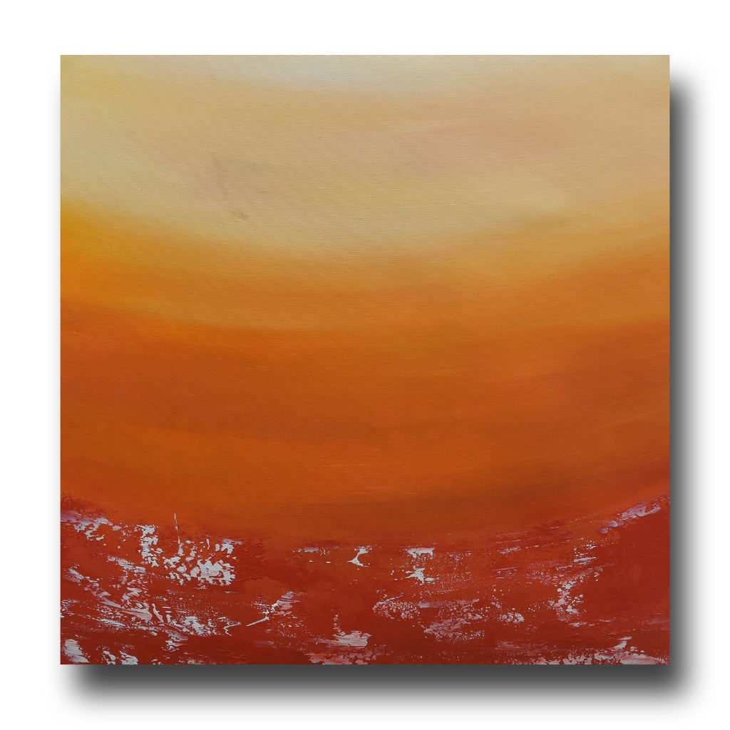 Profoundness 2, Acrylic on Canvas, Handmade Wall Painting :23x23 inches - Deczo