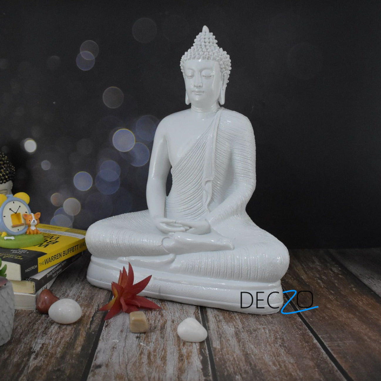 Divine Marbel Buddha : White - Deczo