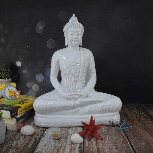 Divine Marbel Buddha : White - Deczo