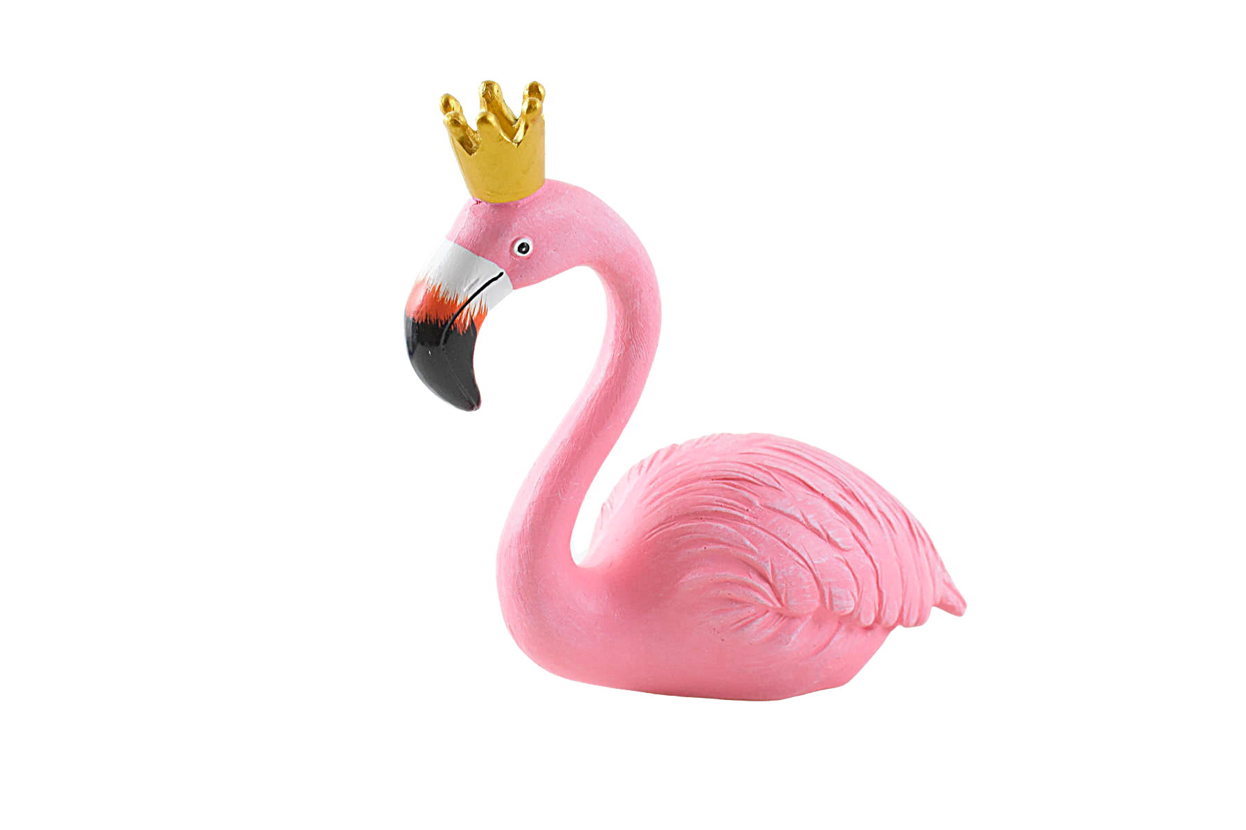 Queen Flamingo Resin Showpiece for Garden, Table, Gift - Deczo