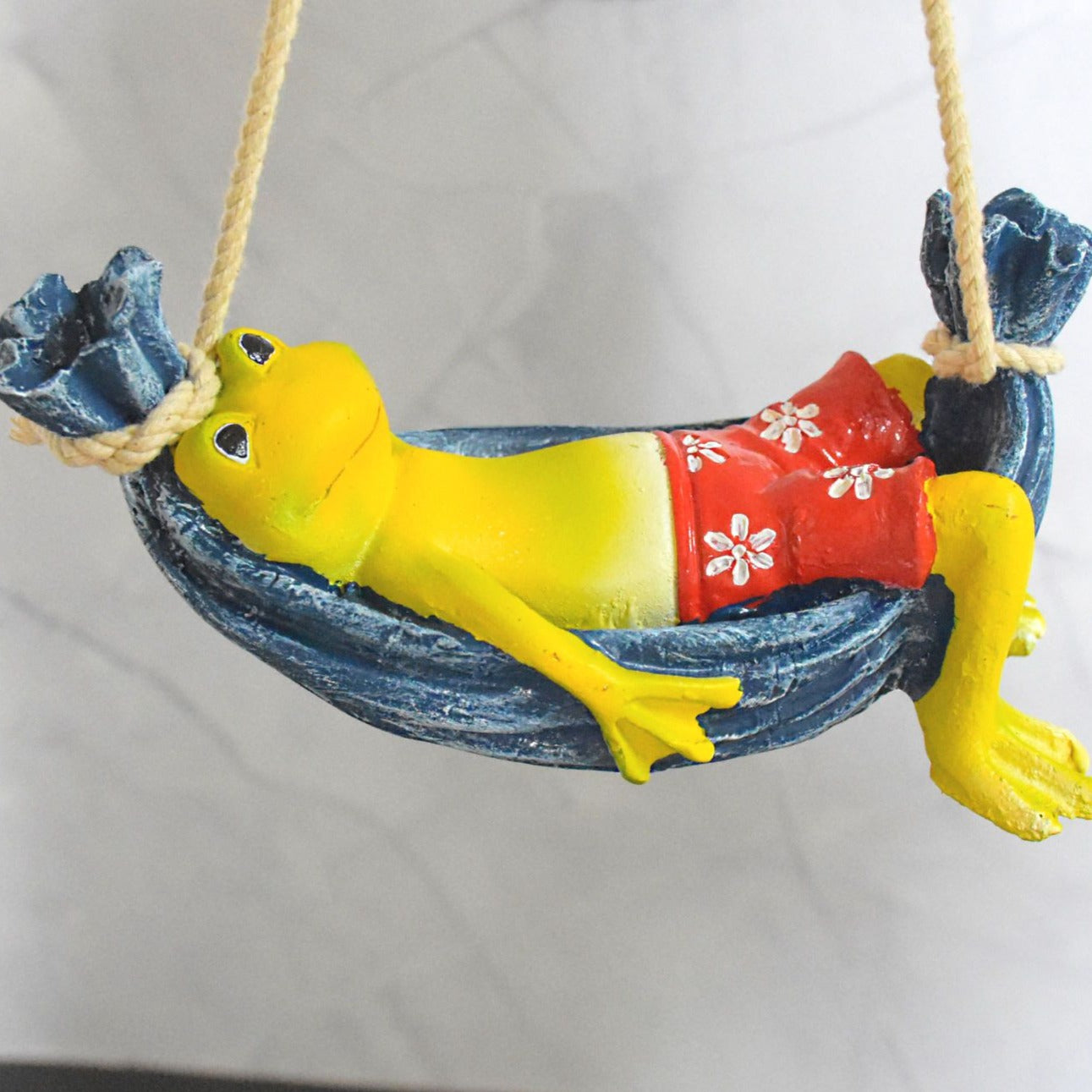 Lazy Frog Hanging Garden Decor - Deczo