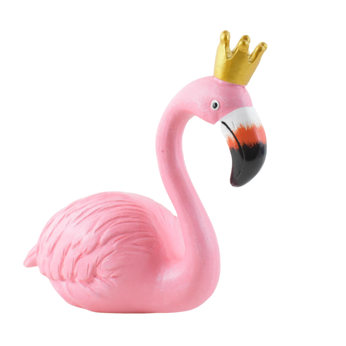 Queen Flamingo Resin Showpiece for Garden, Table, Gift - Deczo