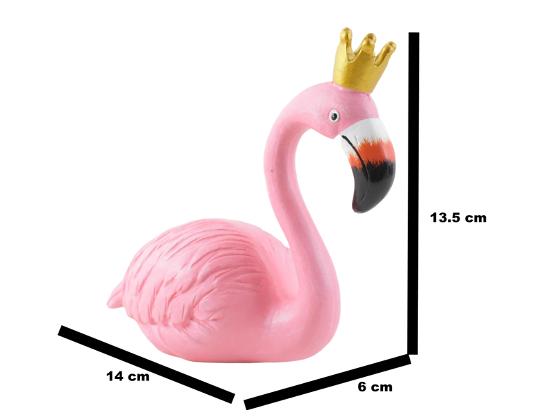 Combo Of King and Queen Flamingo Resin Showpieces - Deczo