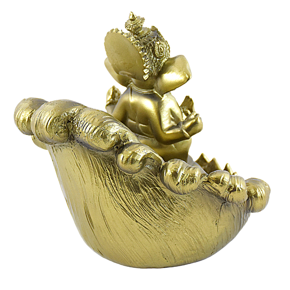 Golden Ganesha Incense  Holder - Deczo