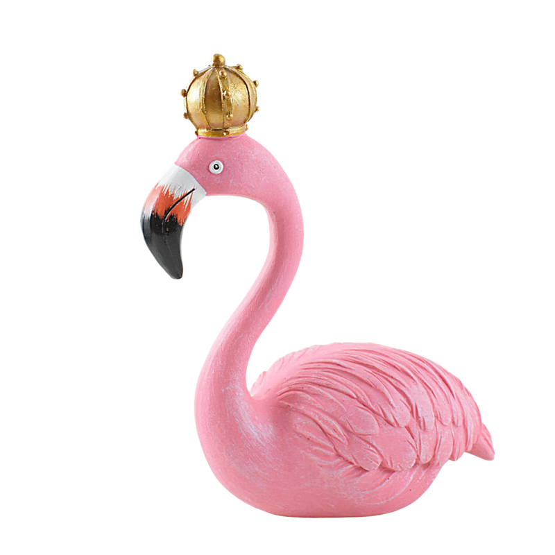 Combo Of King and Queen Flamingo Resin Showpieces - Deczo