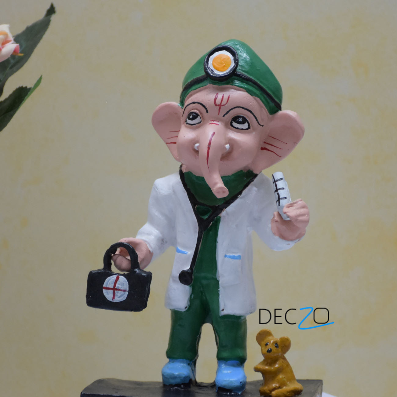 Ganesha As a Family Doctor Showpiece - Deczo