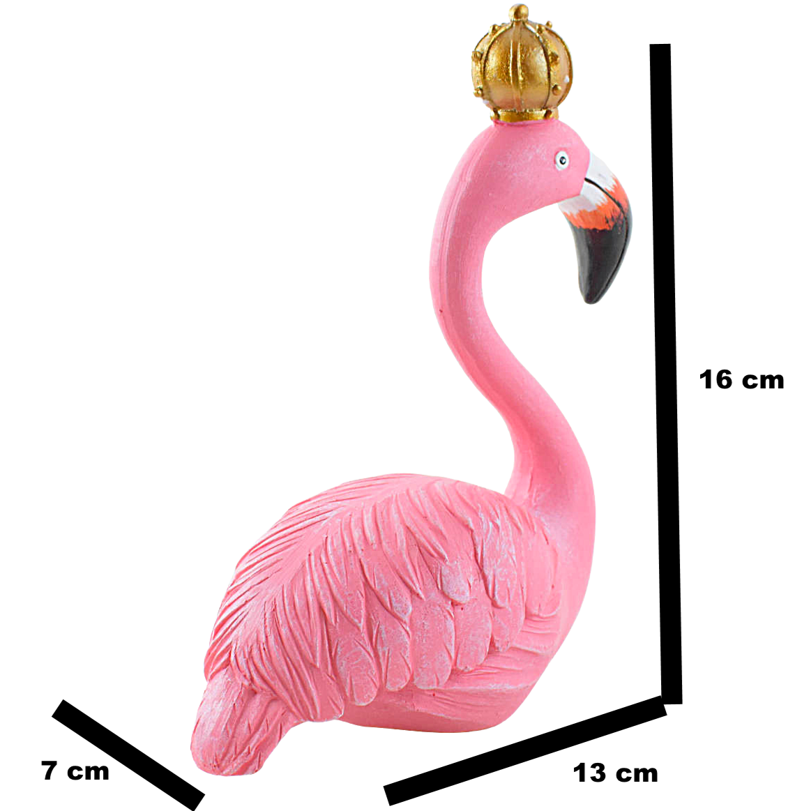 Combo Of King and Queen Flamingo Resin Showpieces - Deczo