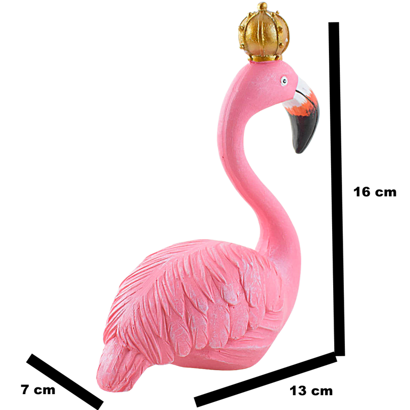 Combo Of King and Queen Flamingo Resin Showpieces - Deczo