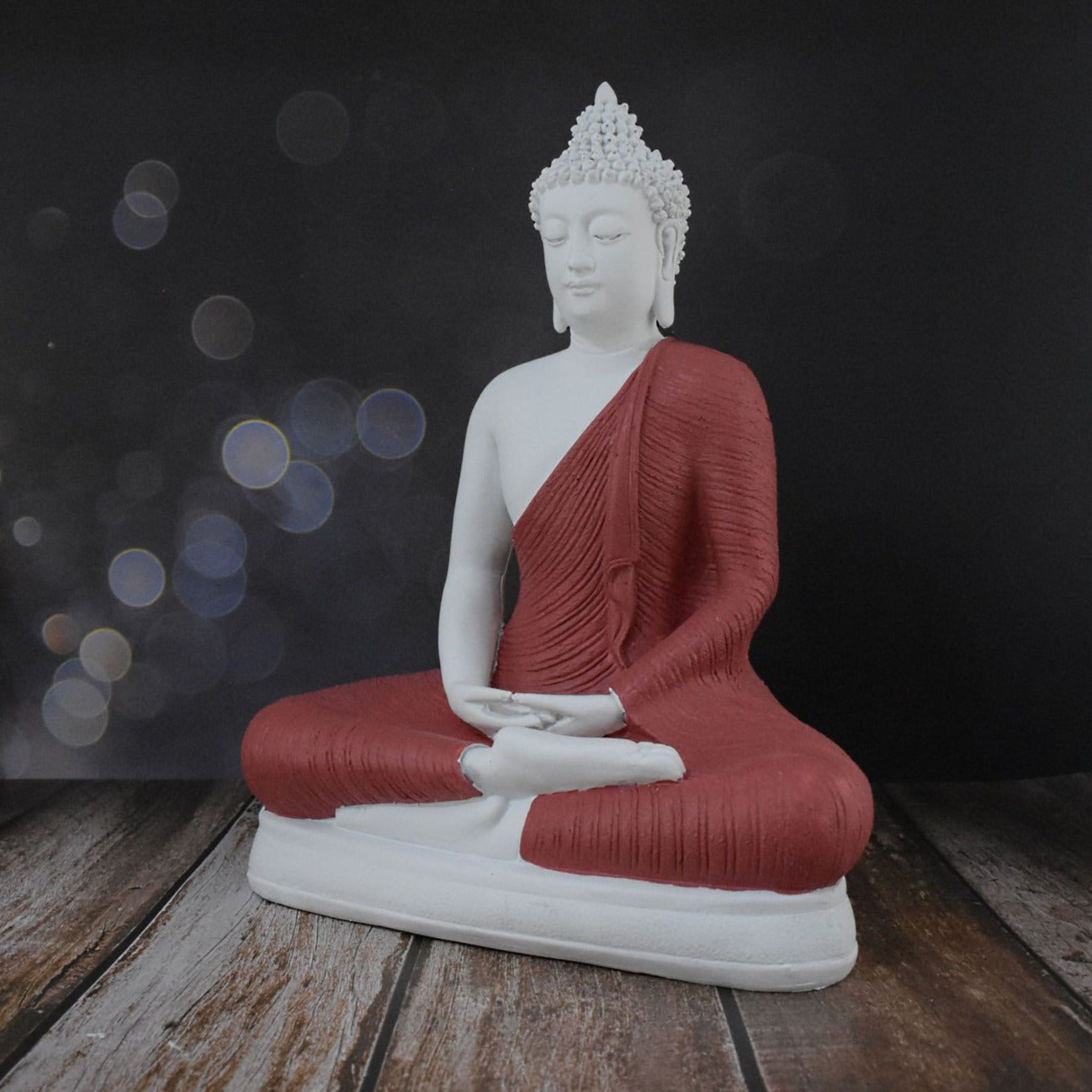 Divine Buddha in Dhyana Mudra : Red - Deczo