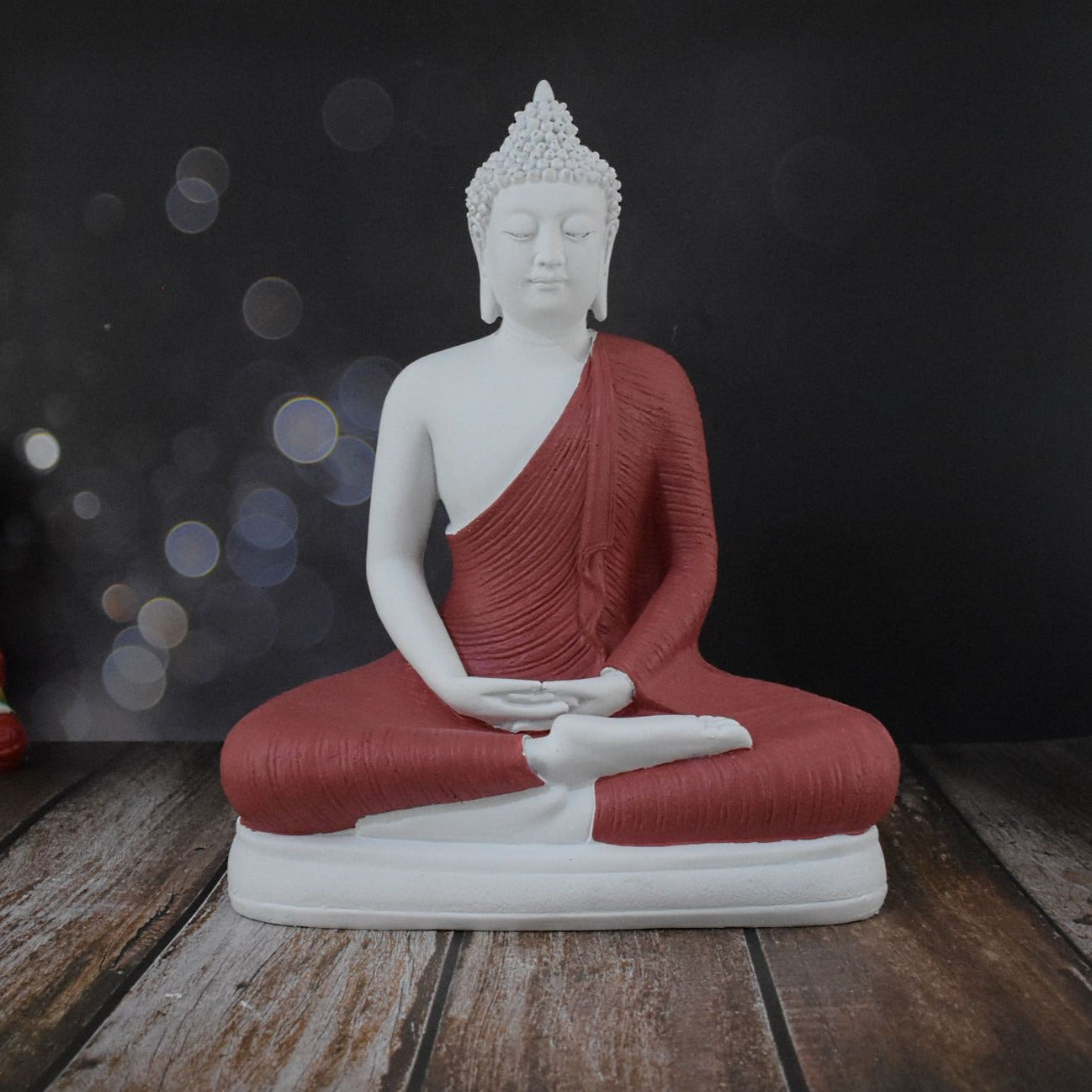 Divine Buddha in Dhyana Mudra : Red - Deczo